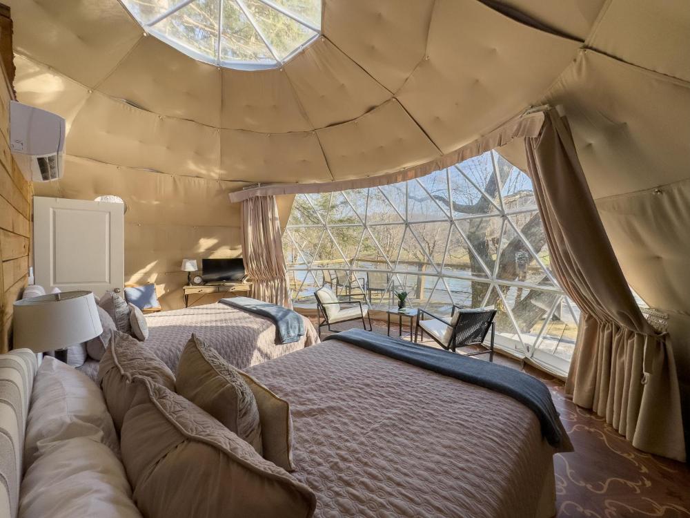 Tent interior